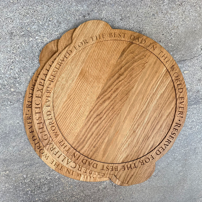 English Oak Stackable Pizza Board