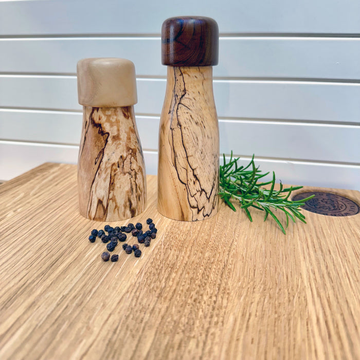 Salt & Pepper Mills in Spalted Sweet Chestnut