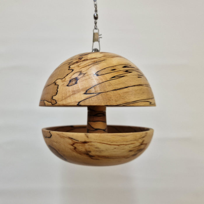 Bird Feeder - in Spalted Beech