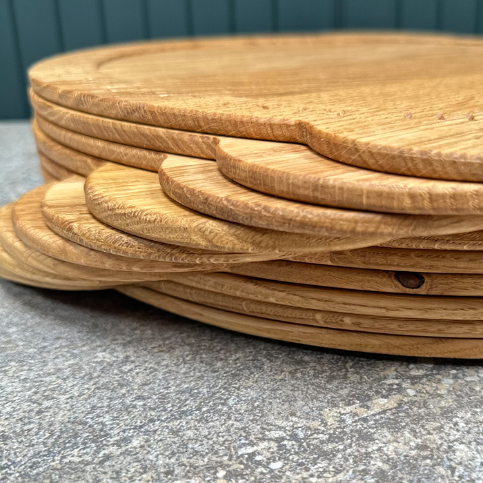 English Oak Stackable Pizza Board