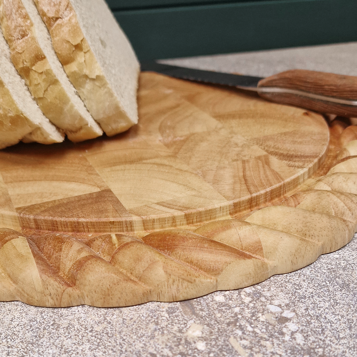 Round End Grain Bread board