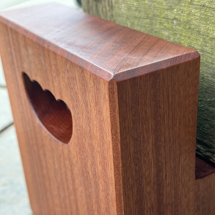 Sapele Door stop with a slot for Patio | Bifold doors