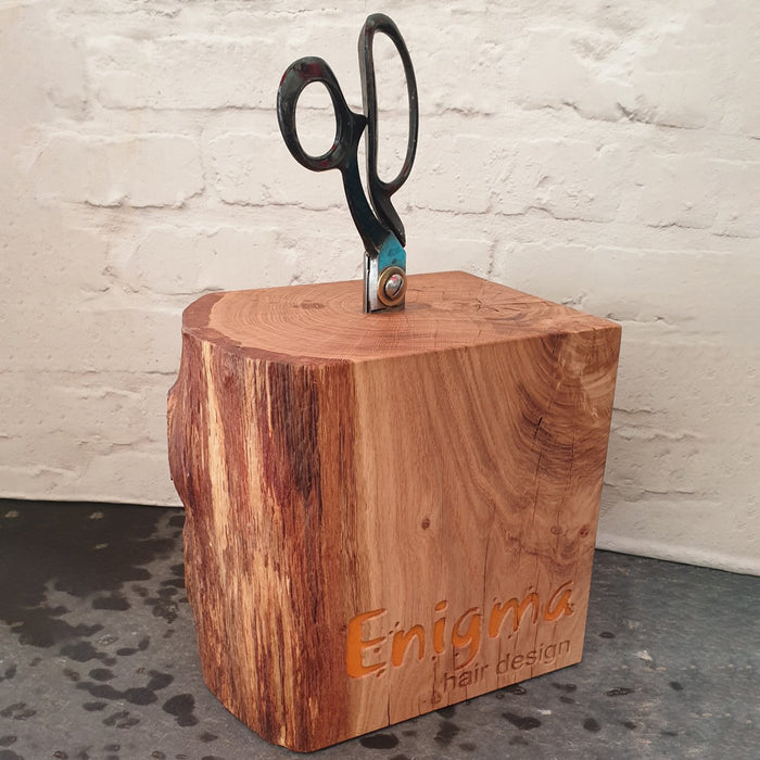 Extra Large Personalised Oak Door Stops