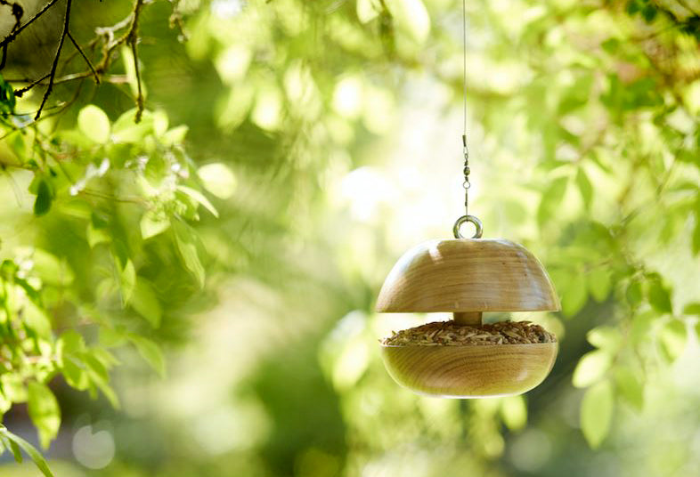 Oak 'Applecore' Bird Feeder