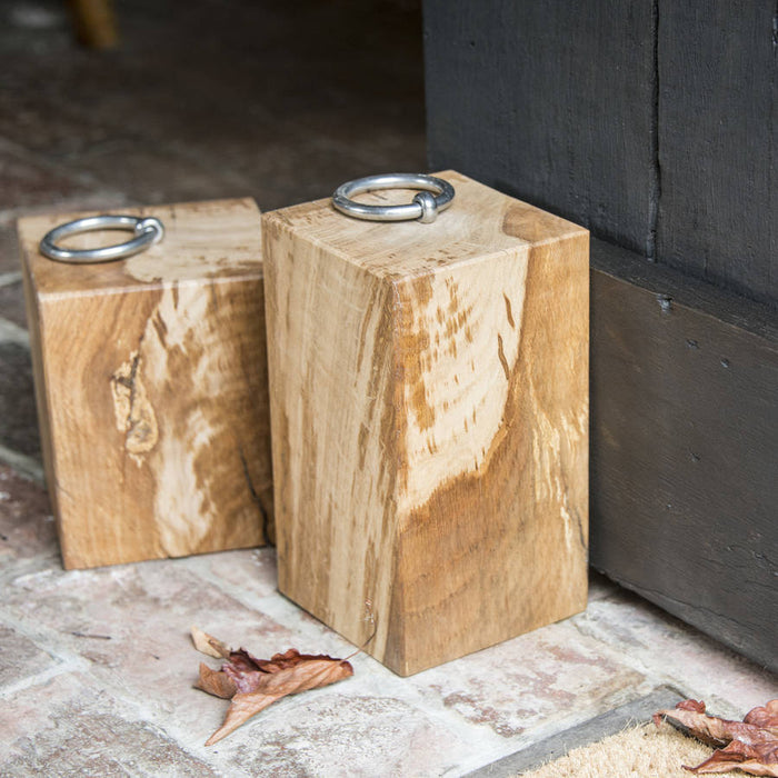 Extra Large Personalised Oak Door Stops