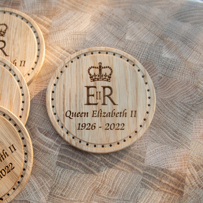 Queen Elizabeth II Commemorative Coaster set