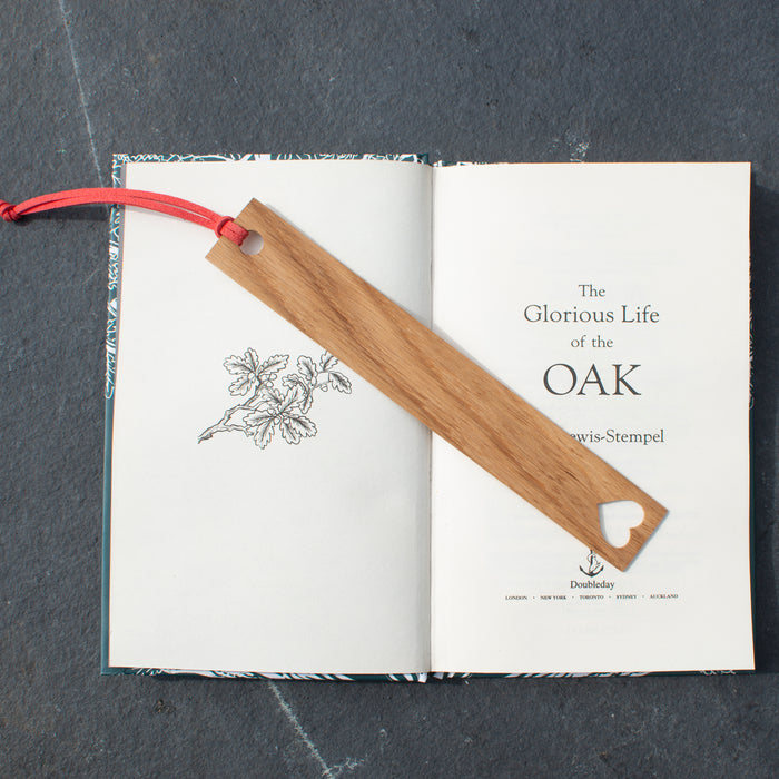 Engraved Oak Bookmark