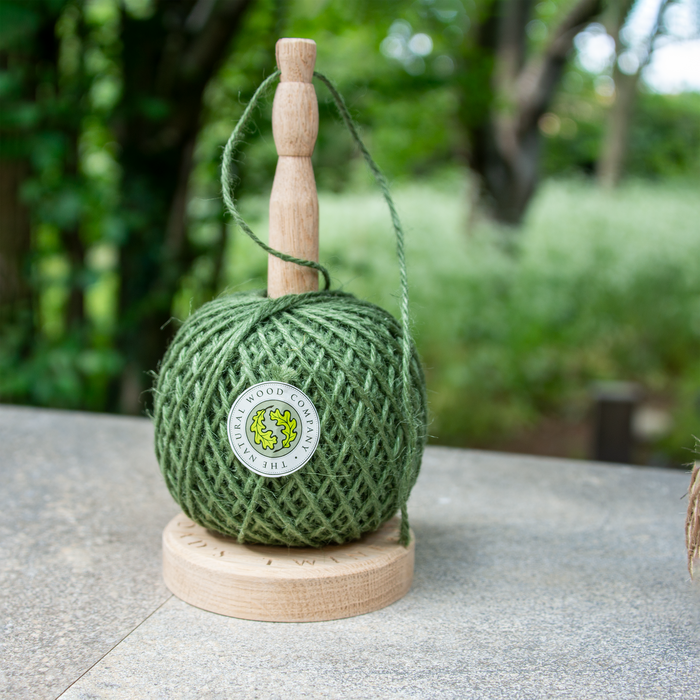 Personalised Oak Garden Twine Stand