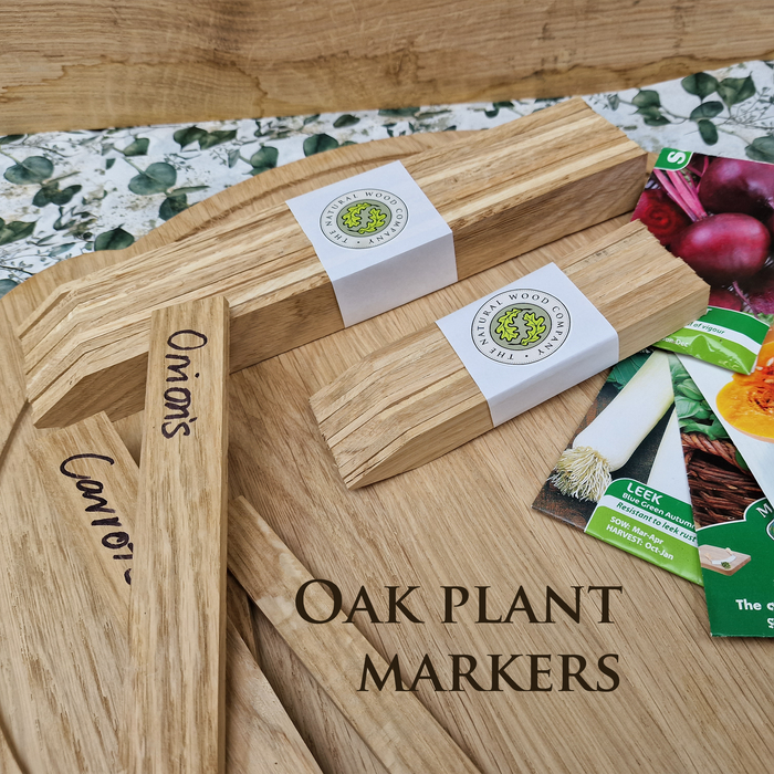 Personalised Oak Garden Twine Stand