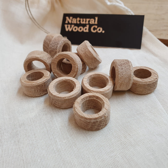 Oak Christmas tree washers - set of 10 (for 8, 9, 10 & 12ft trees)