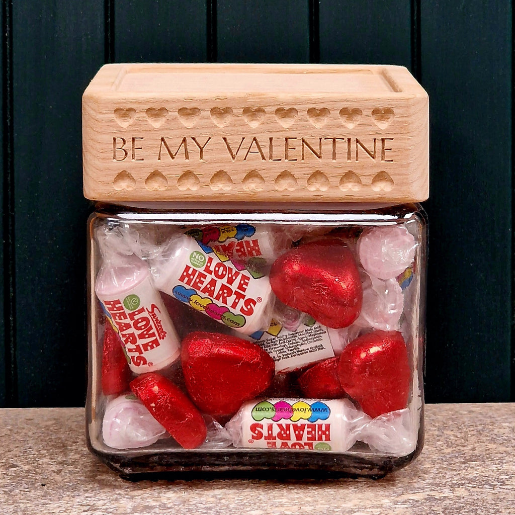 Valentines Love Heart Jar