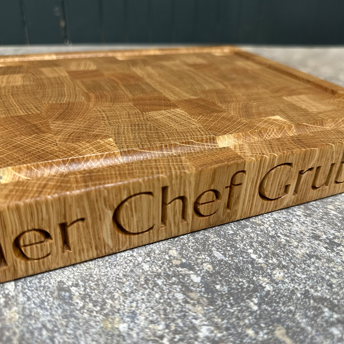 English Oak Chopping board - End Grain