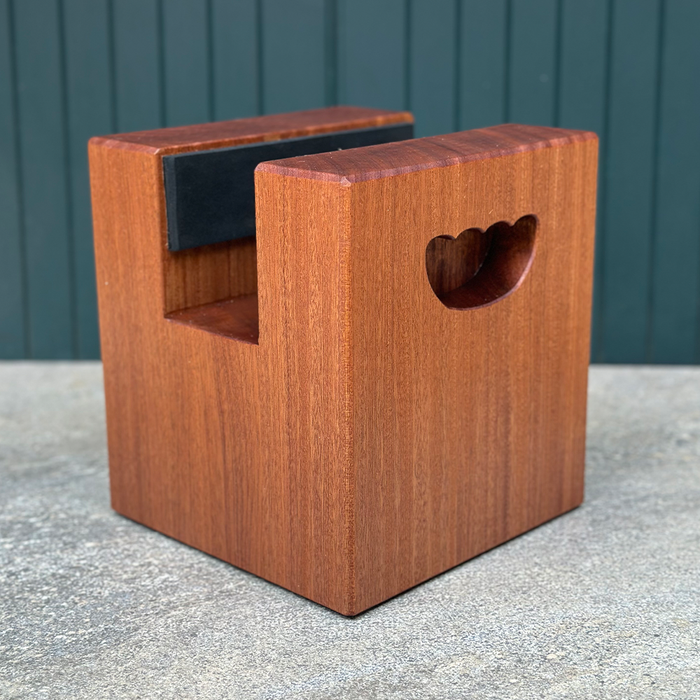 Sapele Door stop with a slot for Patio | Bifold doors